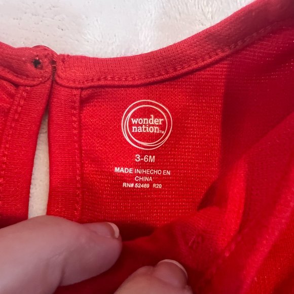 New Wonder Nation Baby Dress with Matching Leggins 3-6 Months - Picture 6 of 8